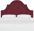 181FVLVBR Jolie Velvet Berry Full Headboard - Skyline Furniture