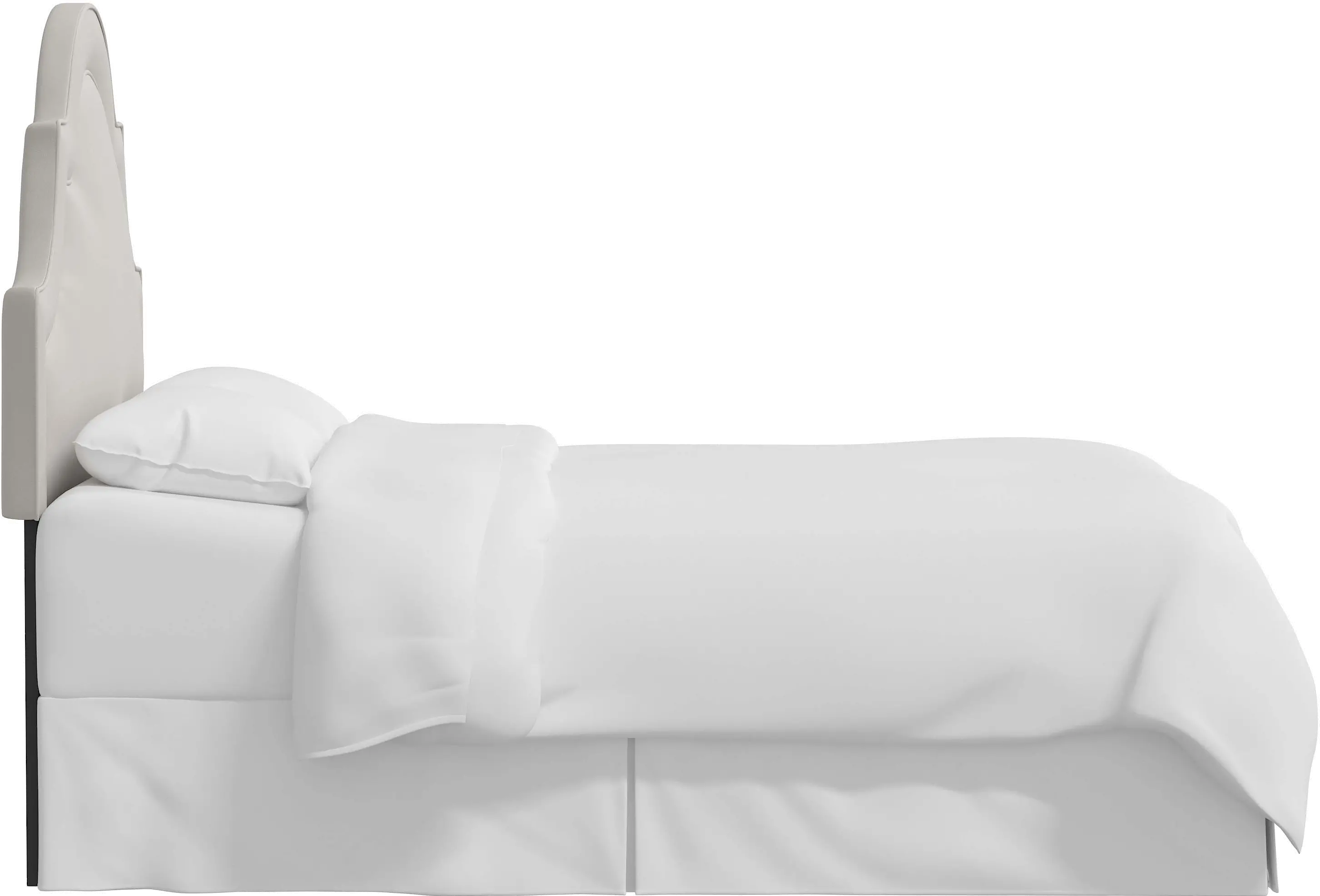 181FVLVLGHGR Jolie Velvet Light Gray Full Headboard - Skyline Furniture-1