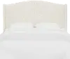 420TMLNSNW Blake Snow White Twin Wingback Headboard - Skyline Furniture