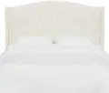 420TMLNSNW Blake Snow White Twin Wingback Headboard - Skyline Furniture