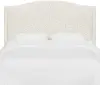 421FMLNSNW Blake Snow White Full Wingback Headboard - Skyline Furniture