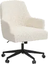 78-9LNNTLC Hudson Linen Talc Office Chair - Skyline Furniture