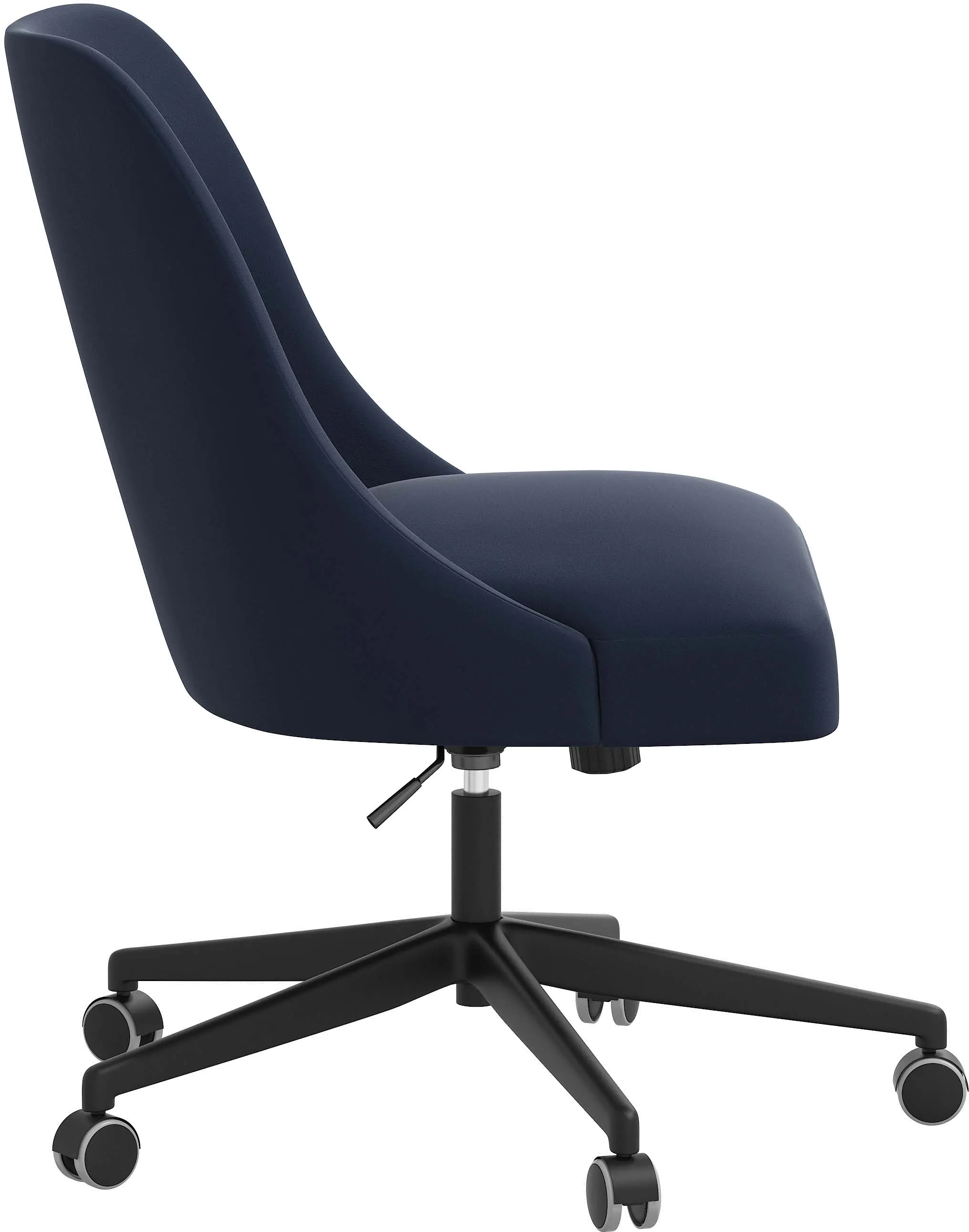 84-9VLVINK Spencer Velvet Ink Office Chair - Skyline Furniture-3