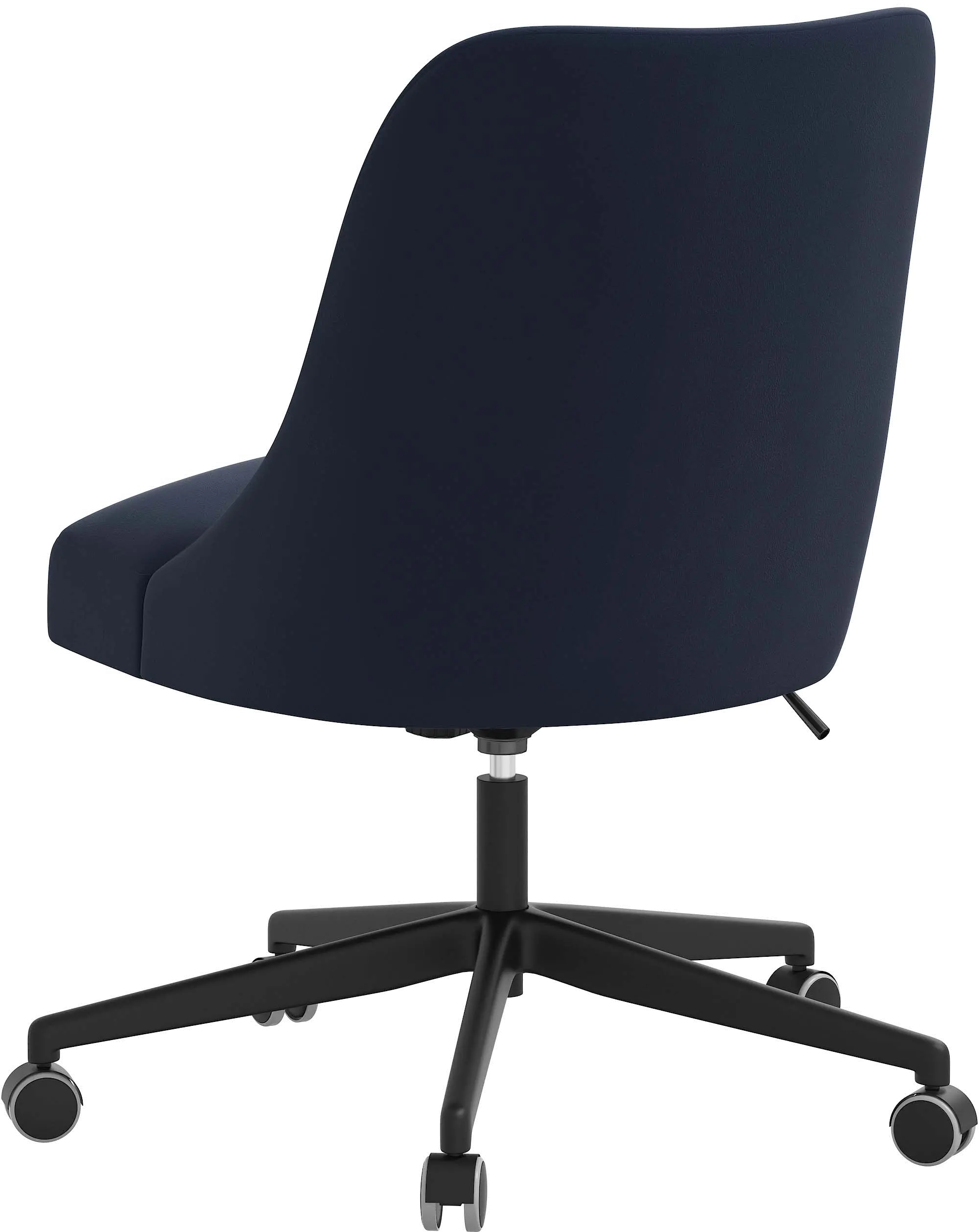 84-9VLVINK Spencer Velvet Ink Office Chair - Skyline Furniture-4