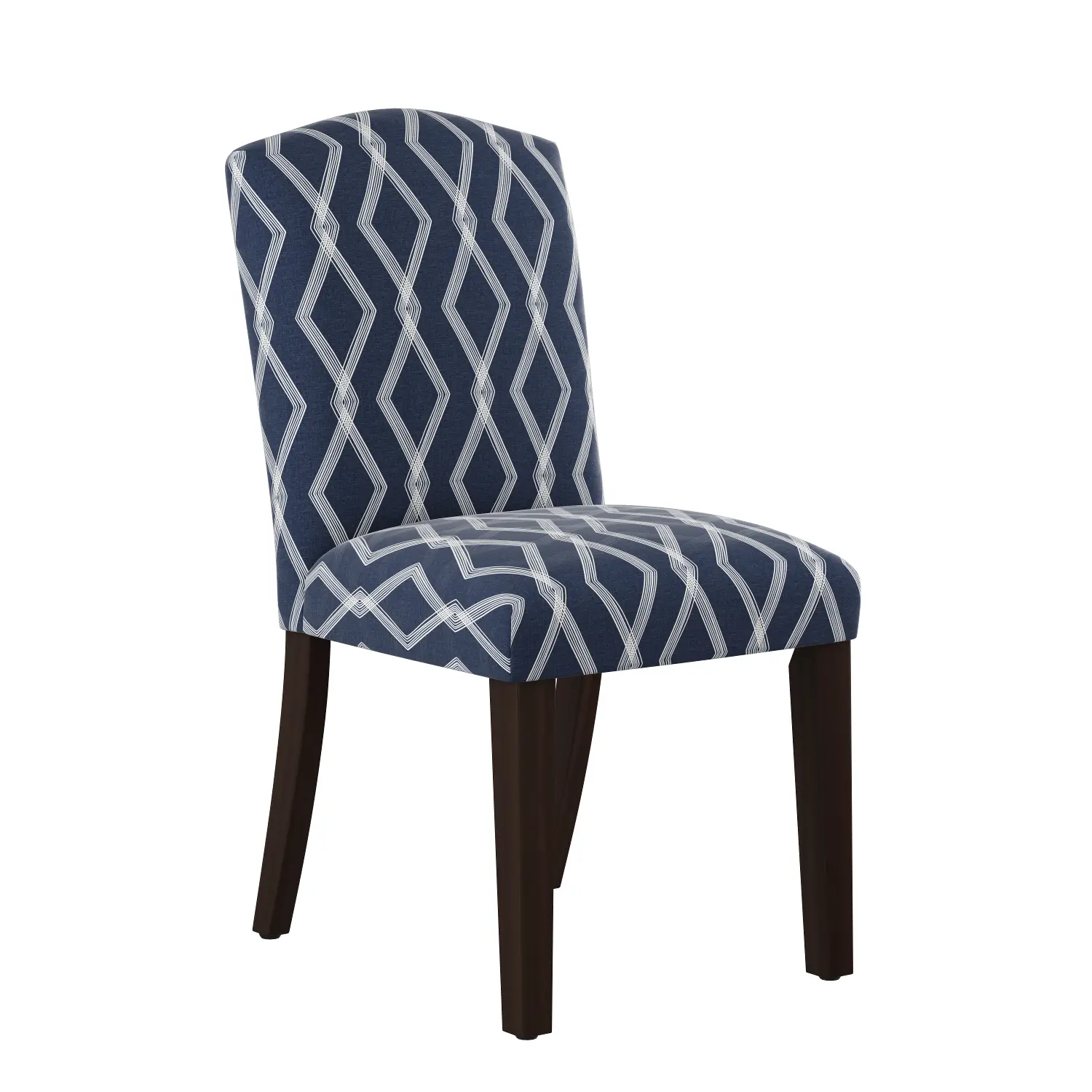 64-6CRSBLOGA Nora Crossweave Blue Dining Chair - Skyline Furniture-1