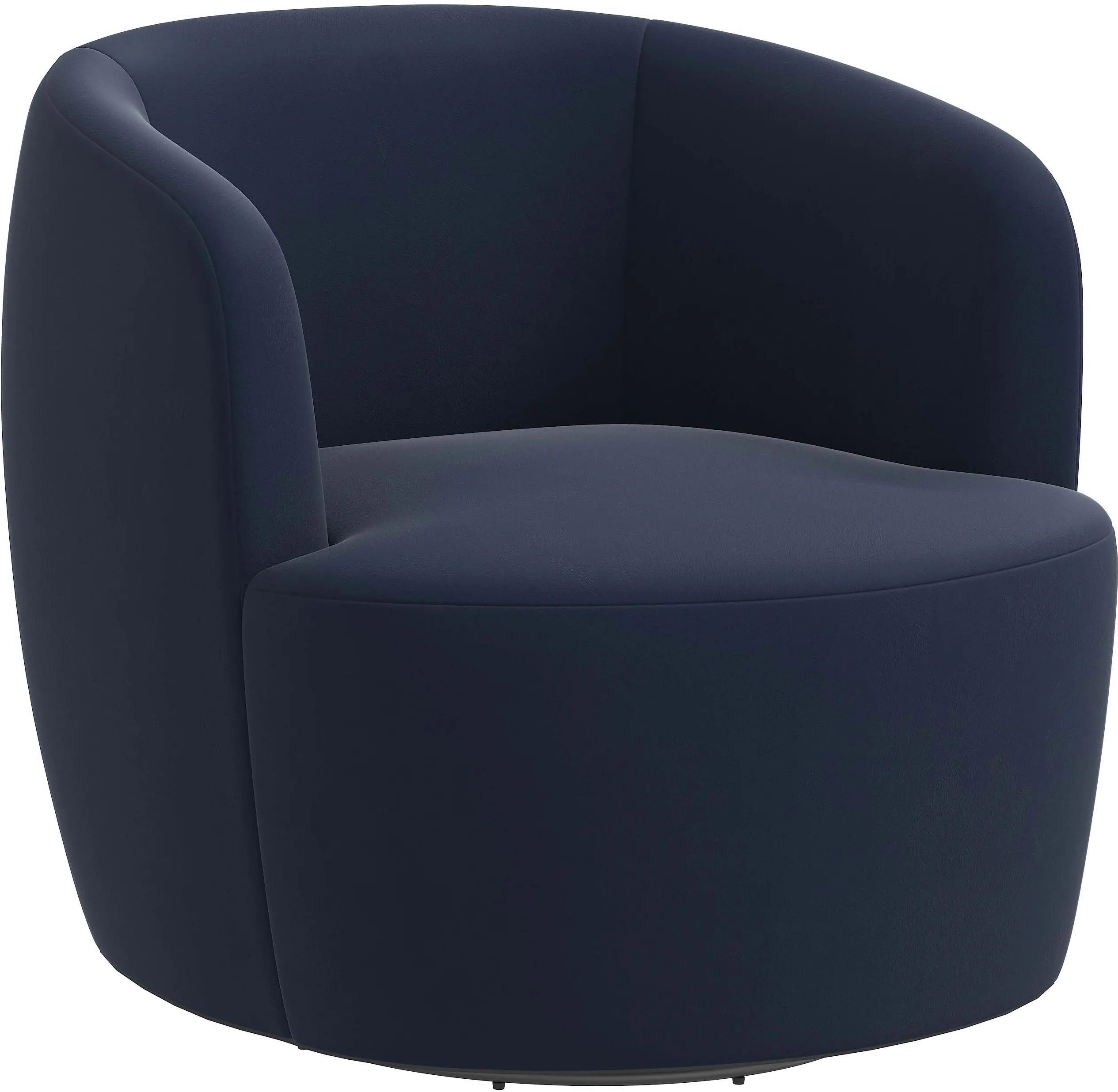 48-10VLVINK Hunter Velvet Ink Swivel Chair - Skyline Furniture-1