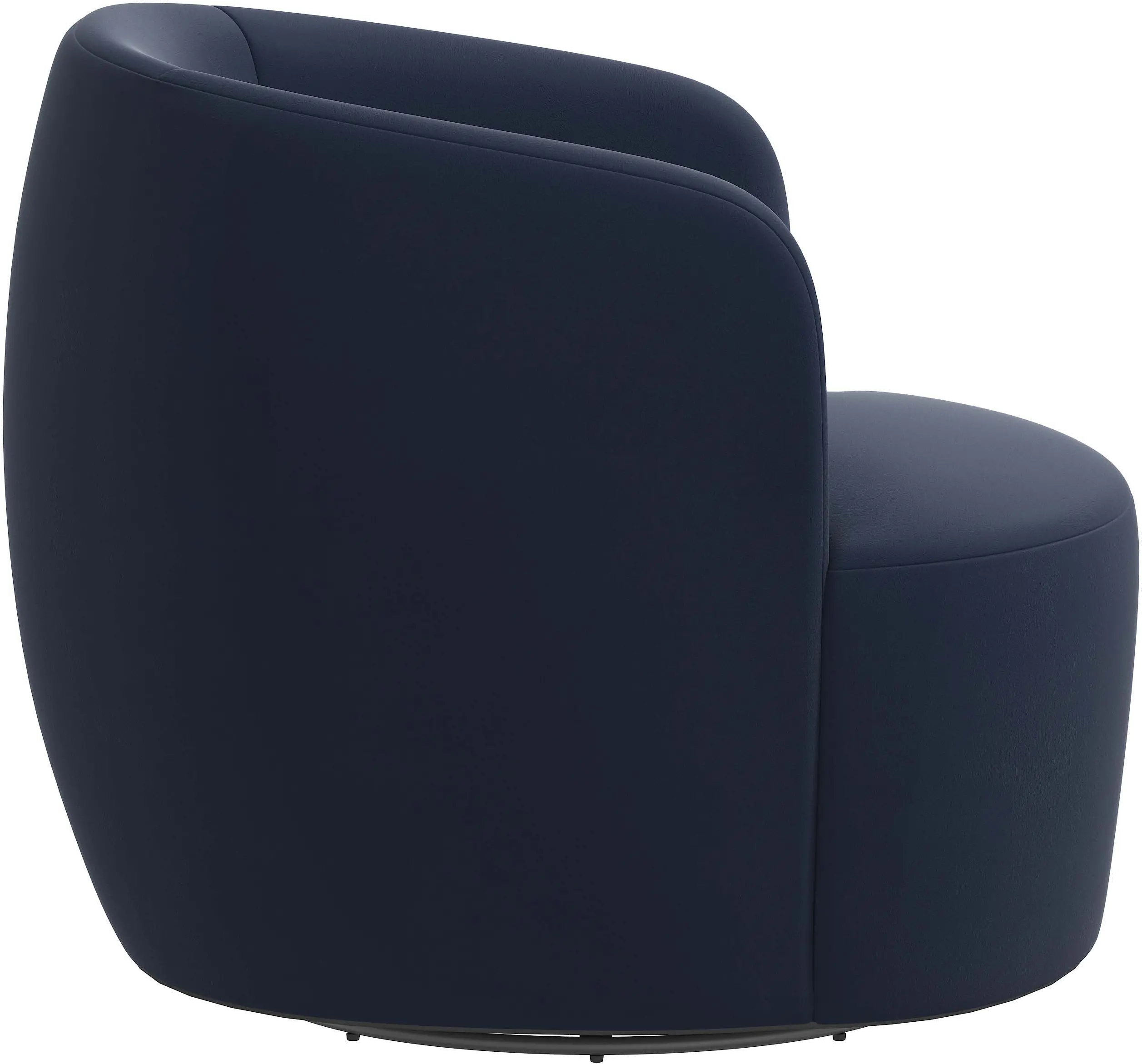48-10VLVINK Hunter Velvet Ink Swivel Chair - Skyline Furniture-3