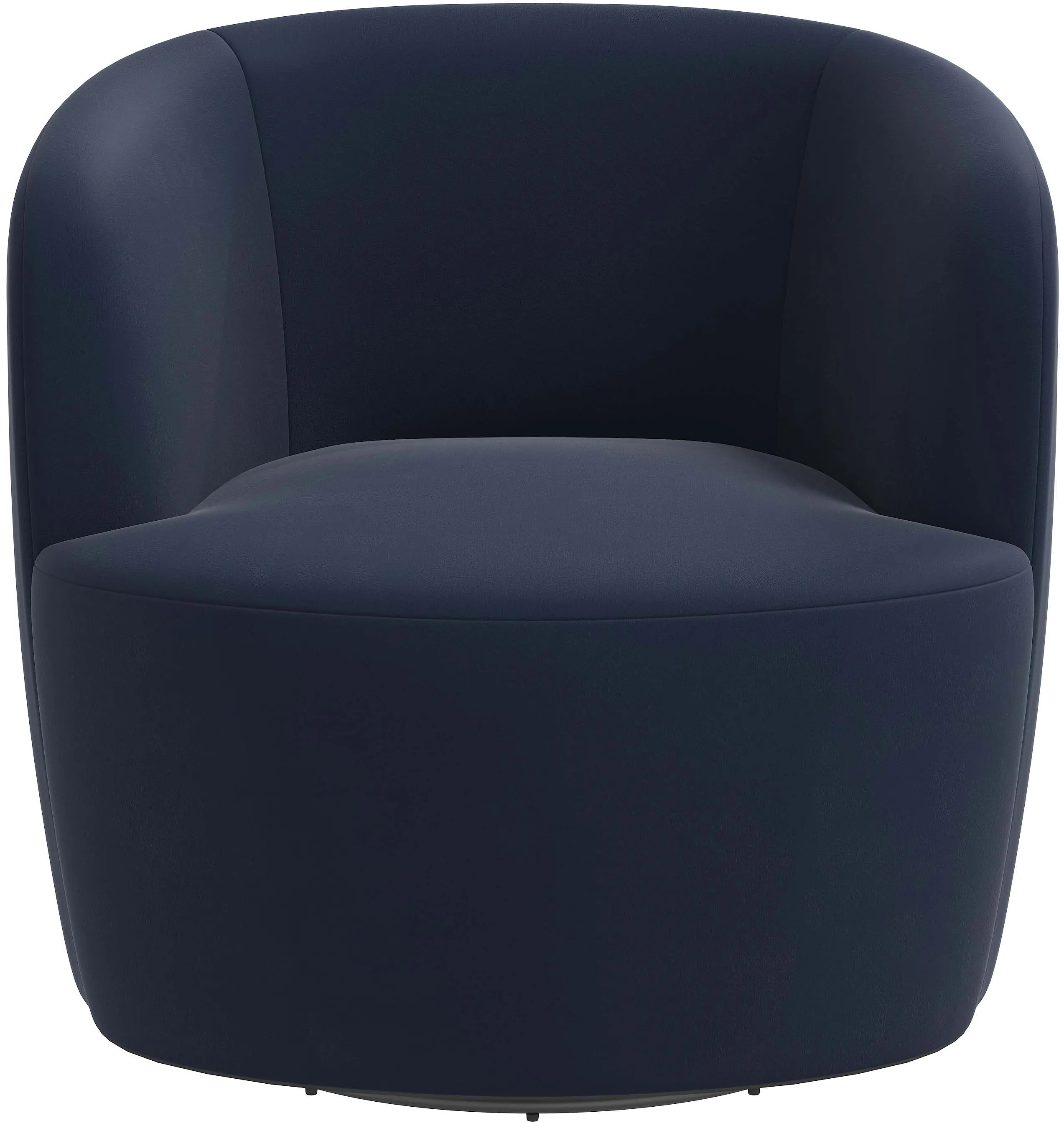 48-10VLVINK Hunter Velvet Ink Swivel Chair - Skyline Furniture-5