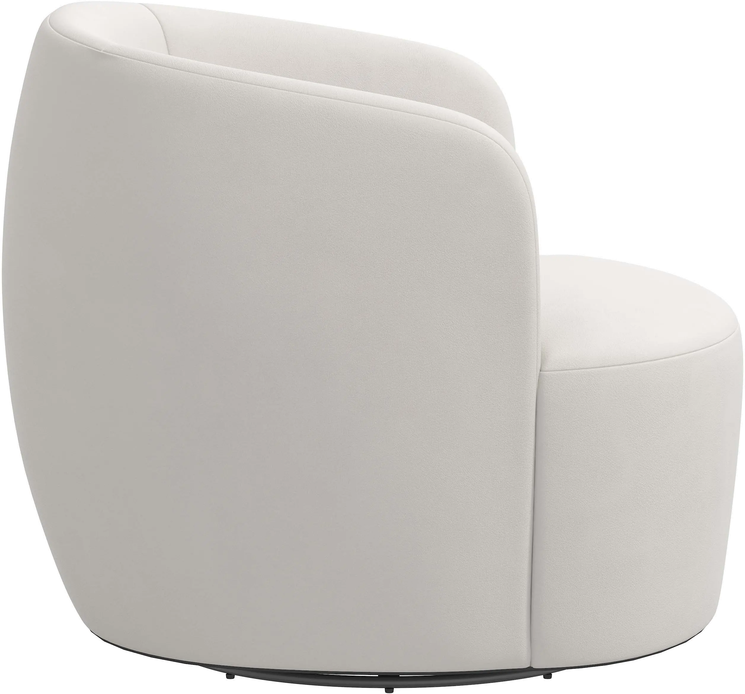 48-10VLVLGHGR Hunter Velvet Light Gray Swivel Chair - Skyline Furniture-3