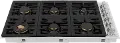 RC-BR-36-PBT ZLINE Gas Cooktop - Stainless Steel, Black 36 Inch