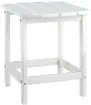 Atlantic White Patio Side Table