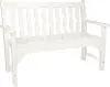 Atlantic White Patio Bench