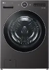 WM6700HBA LG 5 cu ft Front Load Washer - Black Steel 6700B