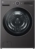 WM6700HBA LG 5 cu ft Front Load Washer - Black Steel 6700B