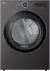 DLGX6701B LG 7.4 cu ft Gas Dryer - Black Steel 6700B