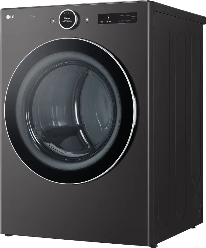 DLGX6701B LG 7.4 cu ft Gas Dryer - Black Steel 6700B-5