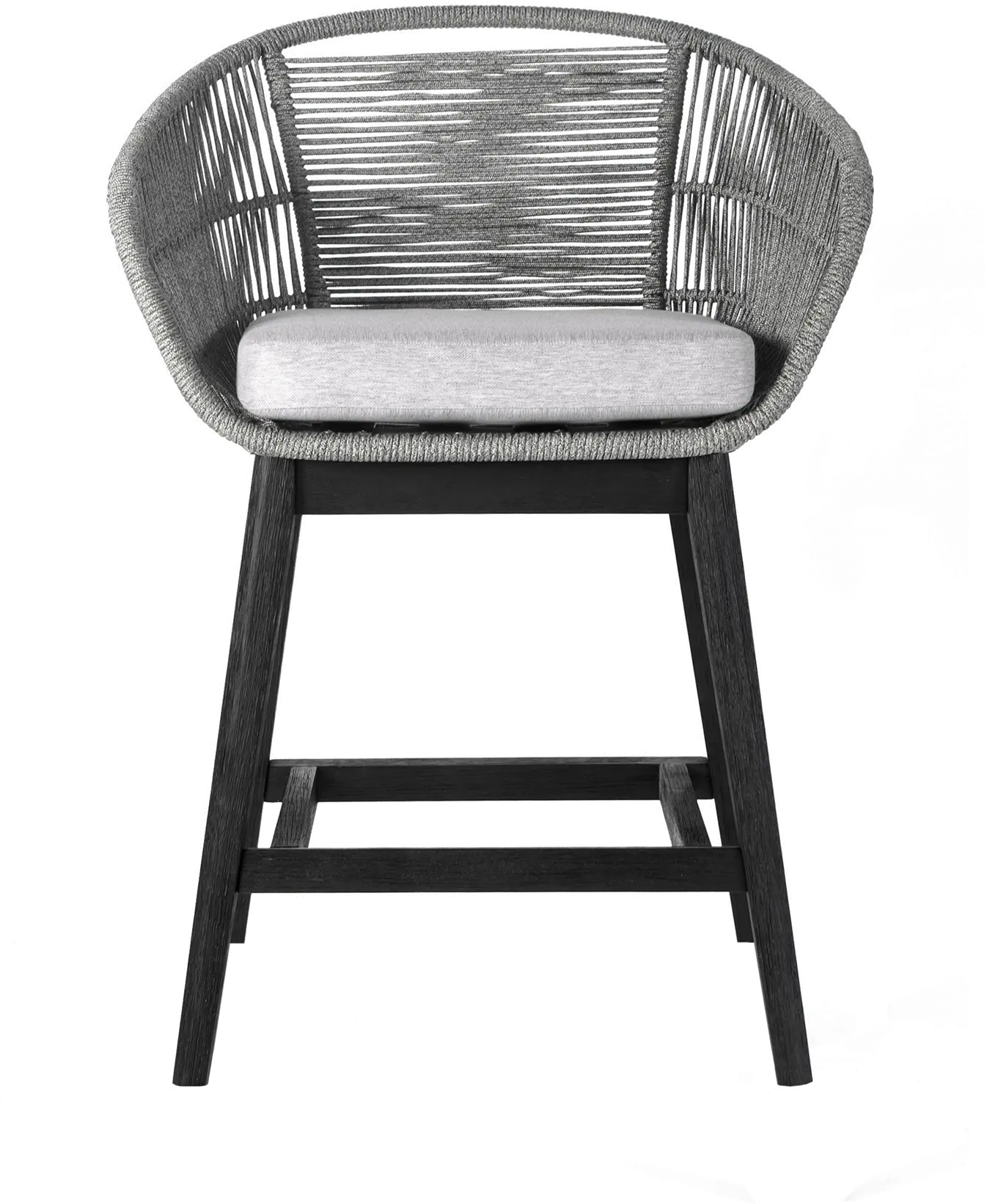 LCTFBAGRBL26 Tutti Frutti Black Counter Height Outdoor Stool-3