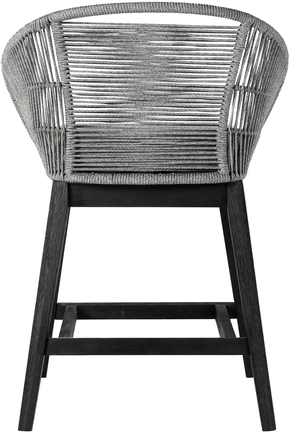 LCTFBAGRBL26 Tutti Frutti Black Counter Height Outdoor Stool-5