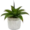 Faux Grass Plant in Planter