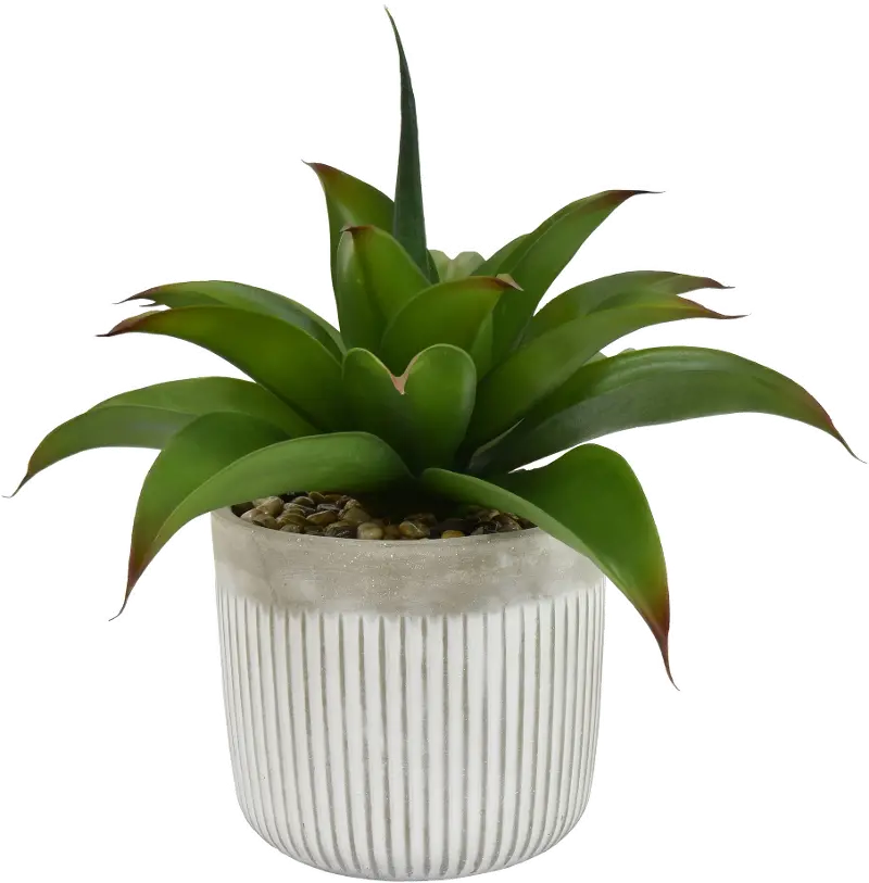 Faux Grass Plant in Planter