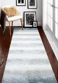 A164-WHBL-2.6X8-AND106 Felton Blue and Gray 8 Foot Runner Rug