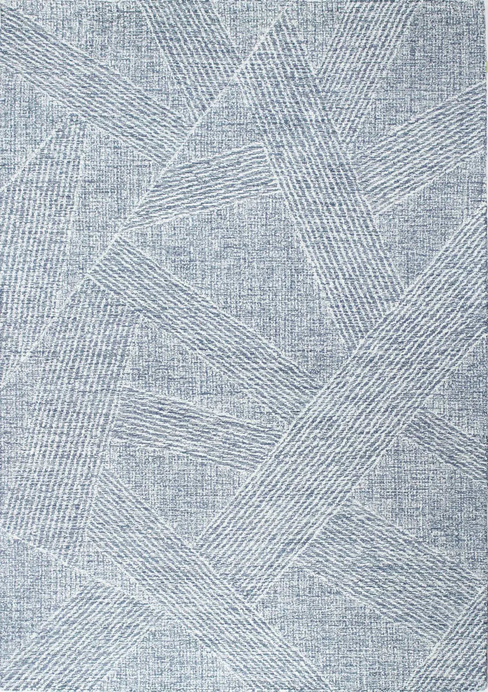 R131-SLA-2.6X8-AL120 Nathanial Slate and White Striped 8 Foot Runner Rug-2