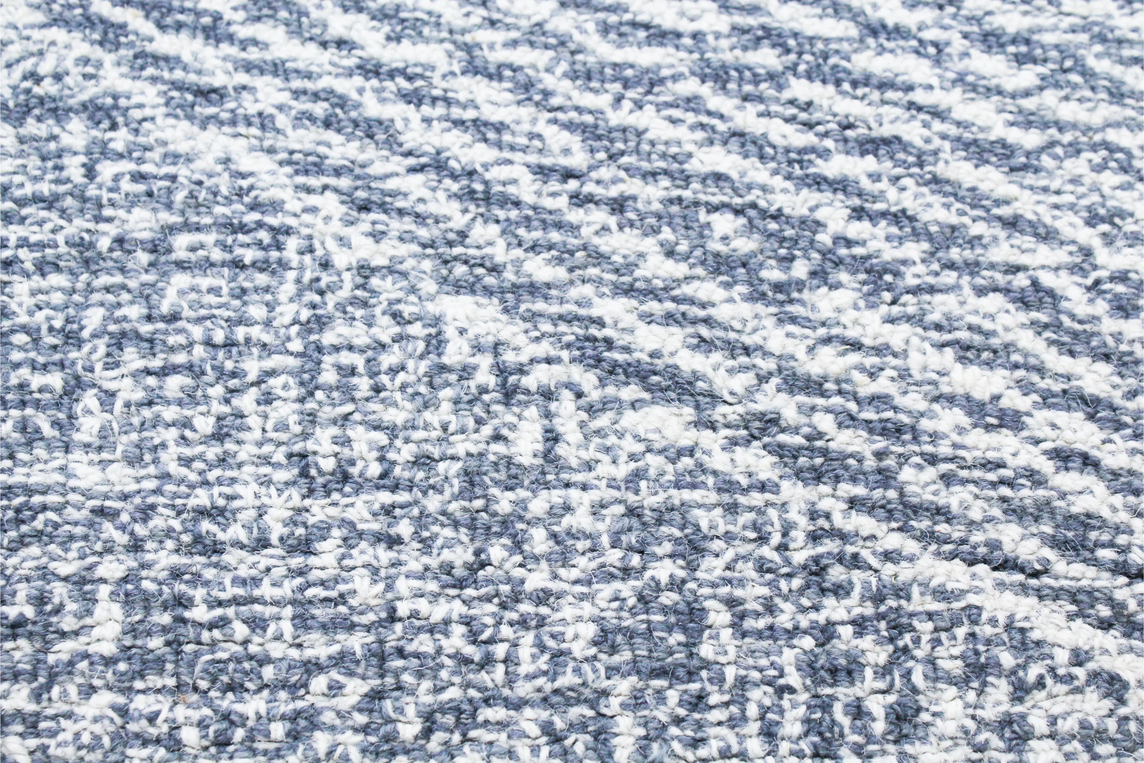R131-SLA-2.6X8-AL120 Nathanial Slate and White Striped 8 Foot Runner Rug-5