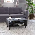 Cole Dark Gray Coffee Table with Storage