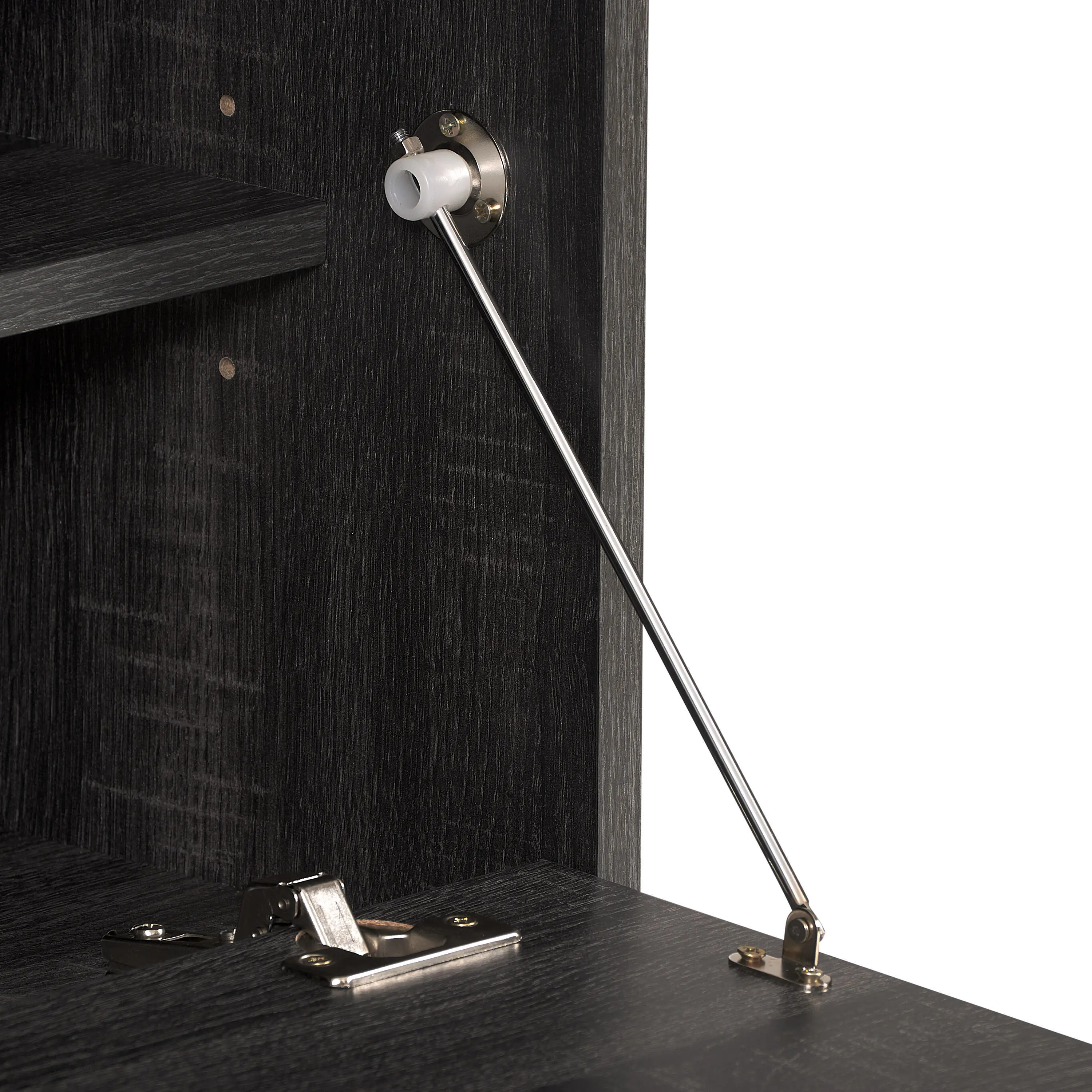 Cole Gray TV Stand with Storage-12