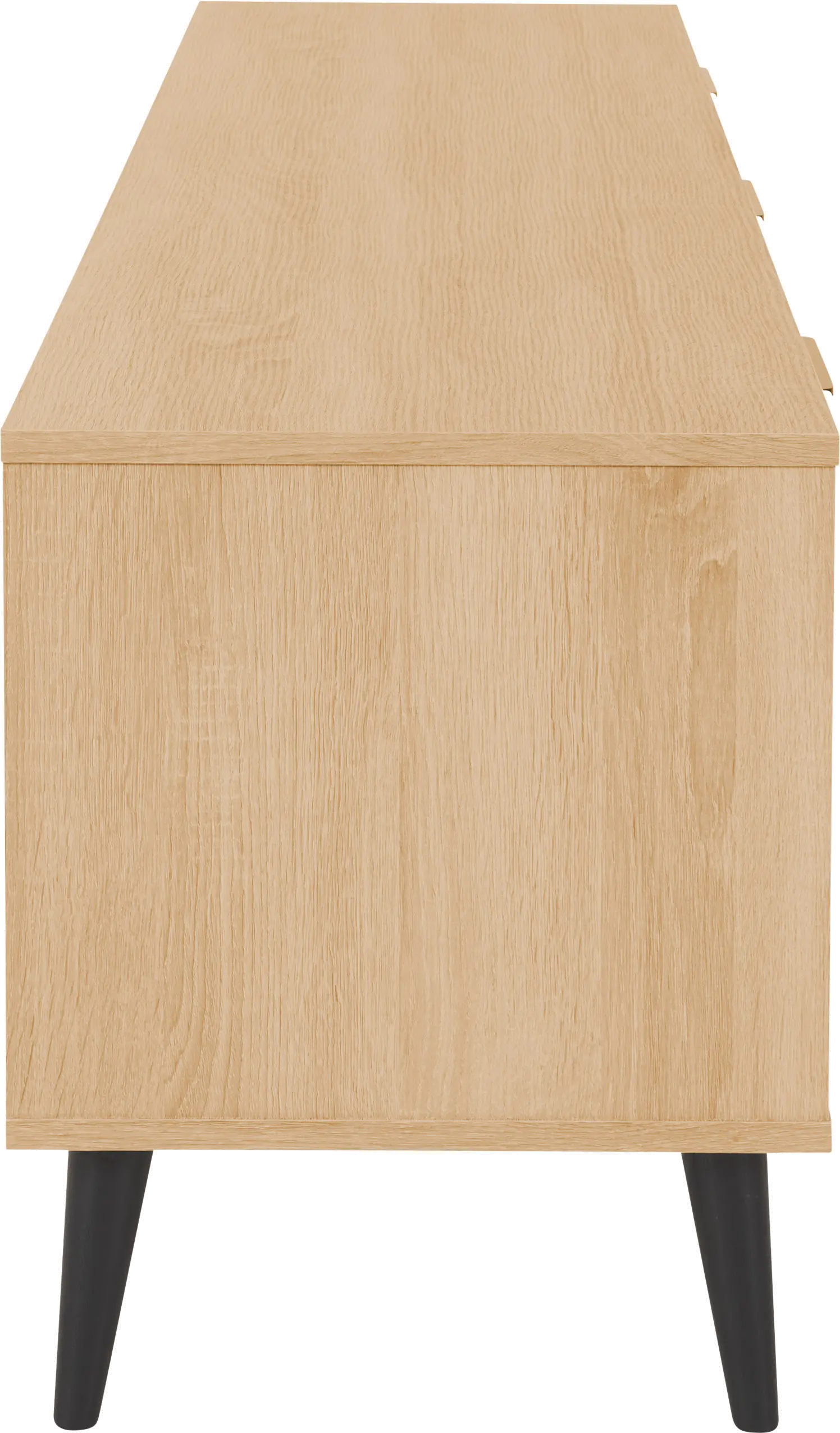 Cole Light Brown Closed Storage TV Stand-5