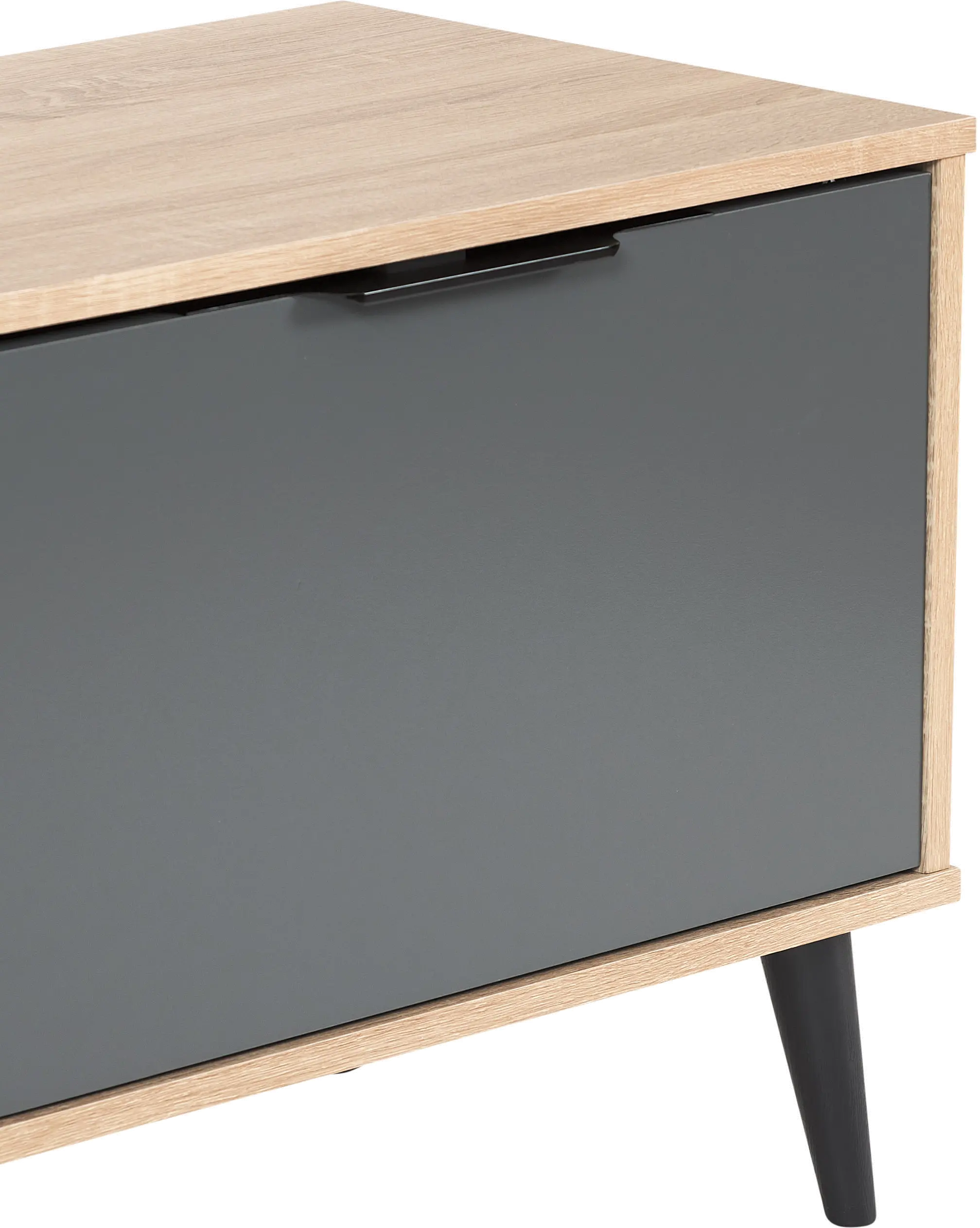 Cole Light Brown Closed Storage TV Stand-8