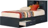 15132 Ulysses Blueberry Twin Bed and Headboard Set