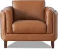 Pacer Nutmeg Top Grain Leather Chair