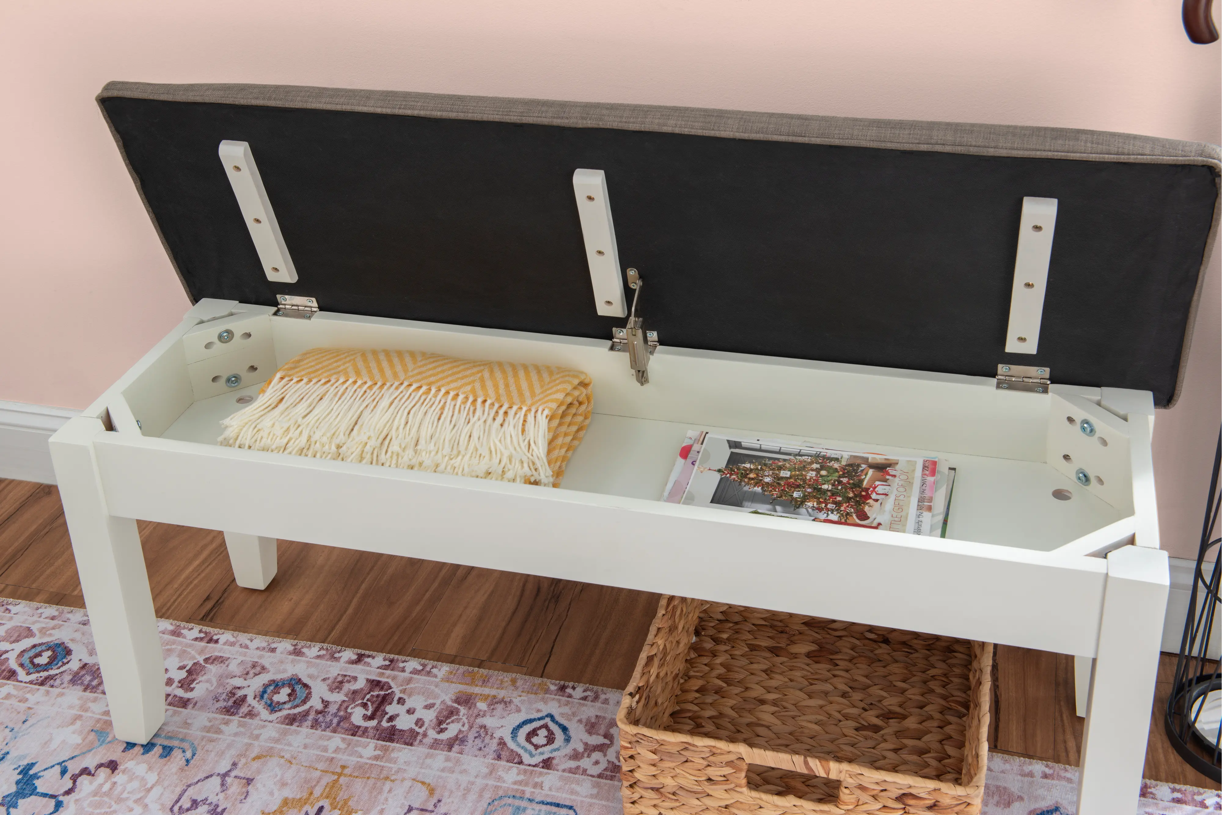 Jane Off White Dining Room Bench-2