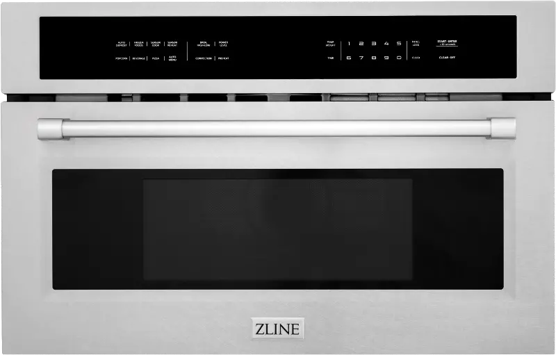 ZLINE 1.6 cu ft Built-In Microwave Oven - DuraSnow® Stainless Steel 30 Inch