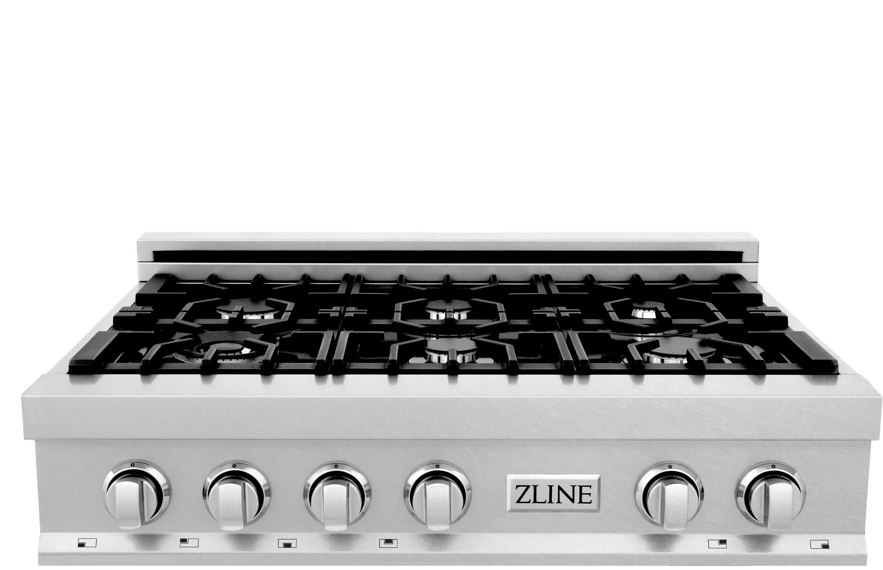 RTS-36 ZLINE Gas Rangetop - DuraSnow® Stainless Steel 36 Inch-1