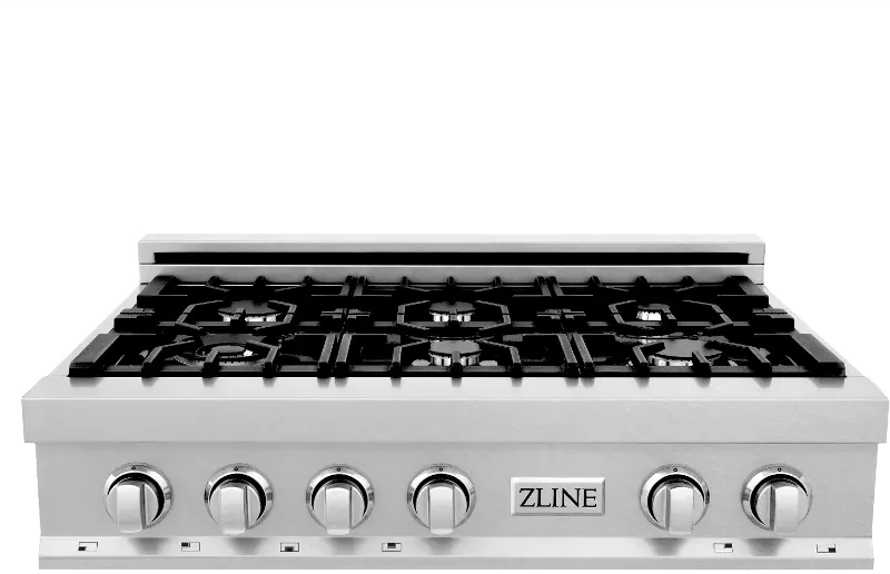 ZLINE Gas Rangetop - DuraSnow® Stainless Steel 36 Inch