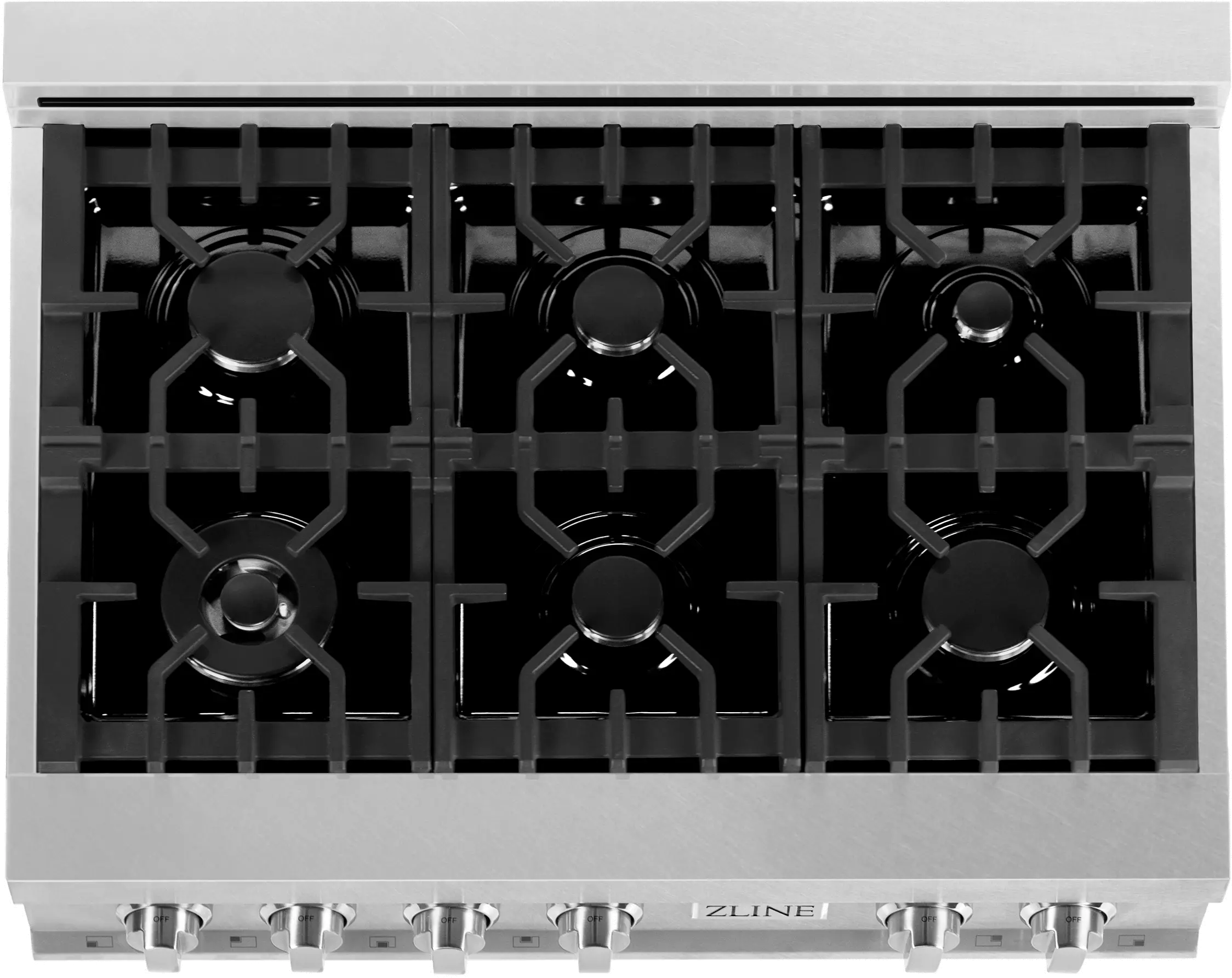 RTS-36 ZLINE Gas Rangetop - DuraSnow® Stainless Steel 36 Inch-5