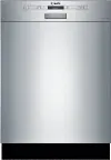 SHE53B75UC Bosch 300 Front Control Dishwasher - Stainless Steel