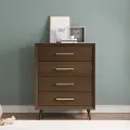F03302.02 Cranbrook Toasted Chestnut 4-Drawer Chest of Drawers