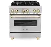RAZ-30-G ZLINE Autograph Edition 4.0 cu ft Dual Fuel Range - Stainless Steel