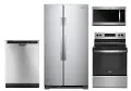 .WHP-315-S/S-4PC-ELE Whirlpool 4 Piece Electric Kitchen Appliance Package - Stainless Steel