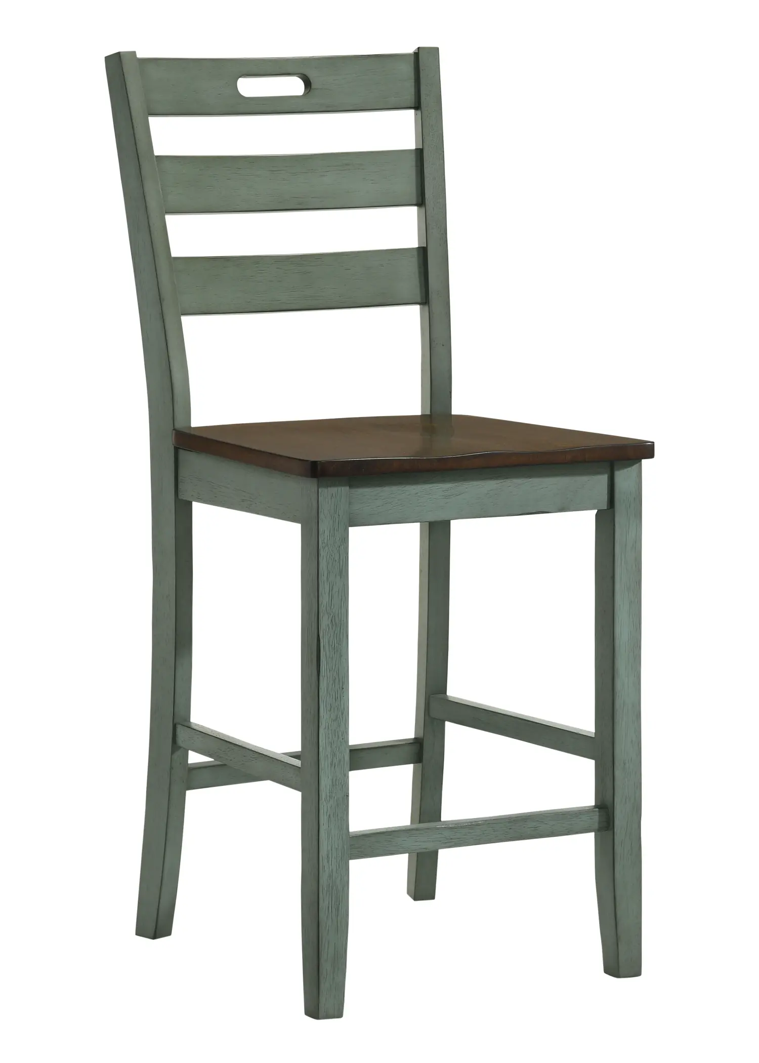 IDF-3125GR-PC Elda Green Counter Height Stool, Set of 2-1
