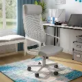 IDF-6030-GY Tilah Metal and Mesh Gray Adjustable Office Chair