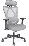 IDF-6031-GY Domie Metal and Mesh Gray Adjustable Office Chair