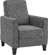 IDF-AC827GY Ducee Gray Fabric Push Back Chair