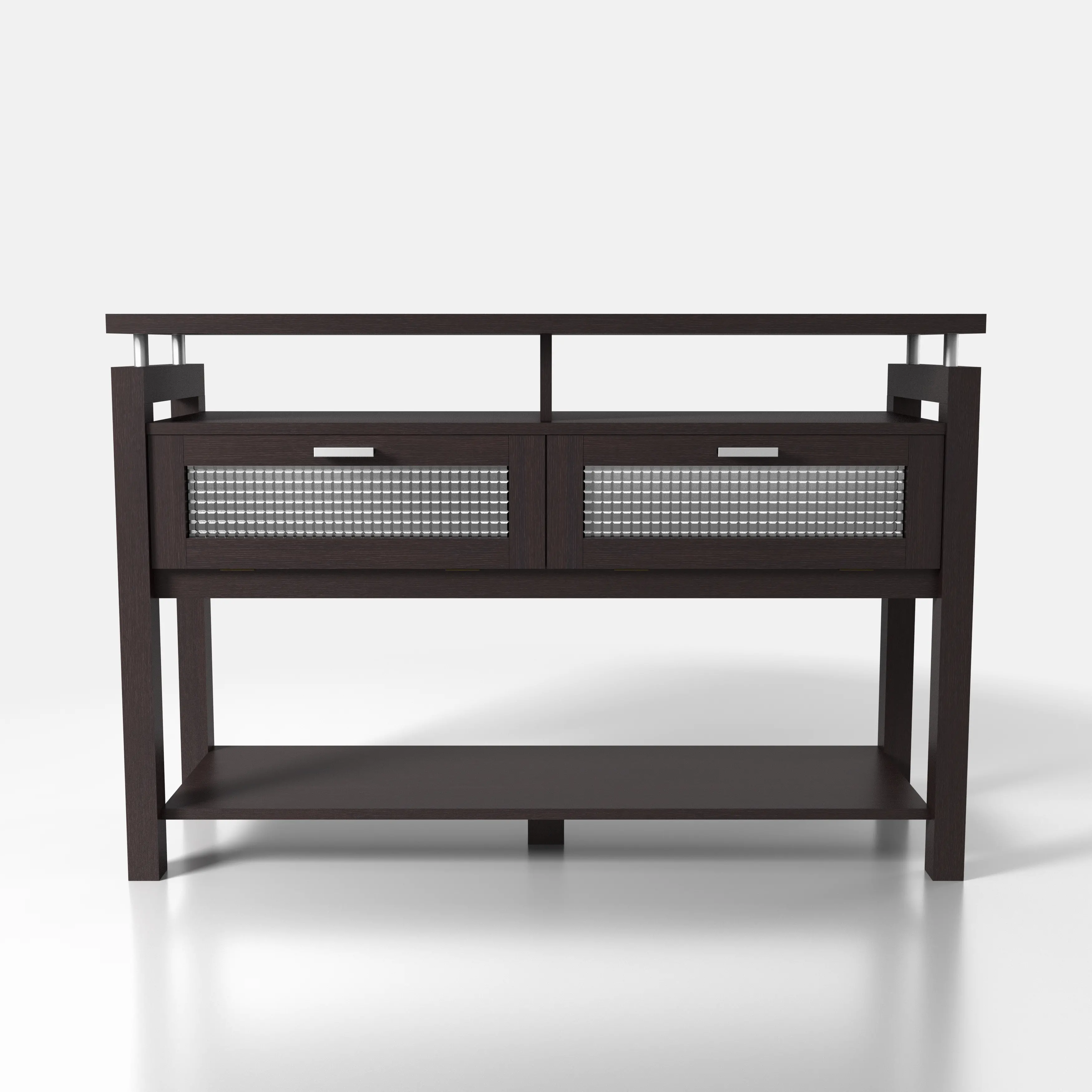 YNJ-1532C5 Tayler Espresso Brown Console Table-1