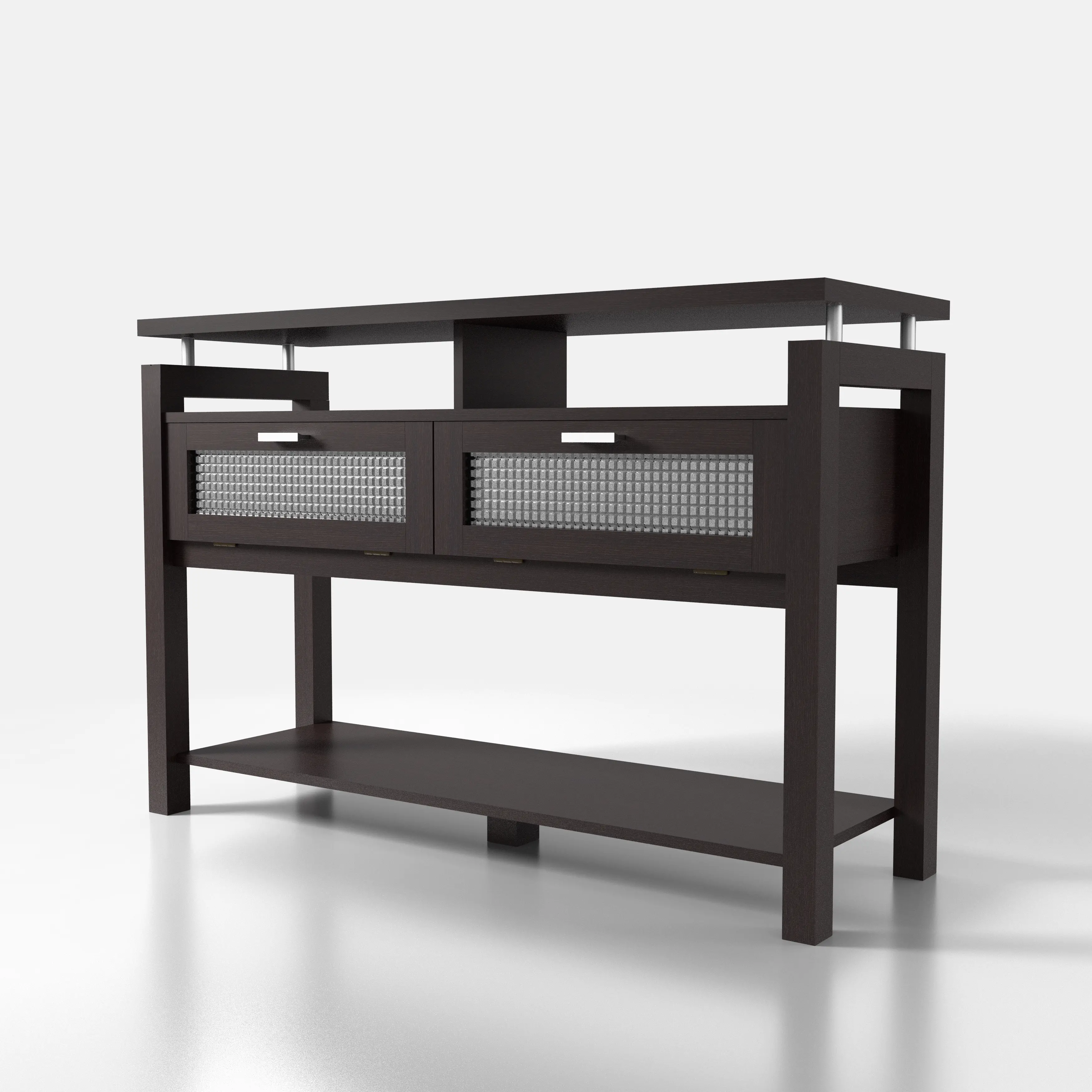 YNJ-1532C5 Tayler Espresso Brown Console Table-3