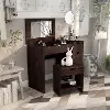 YNJ-317-4 Astro Walnut Brown 2 Piece Vanity Set