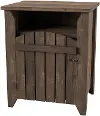 HFW-1998C25 Dennis Reclaimed Oak Storage End Table